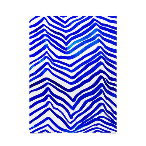 Rebecca Allen A Zebra In Crete Poster