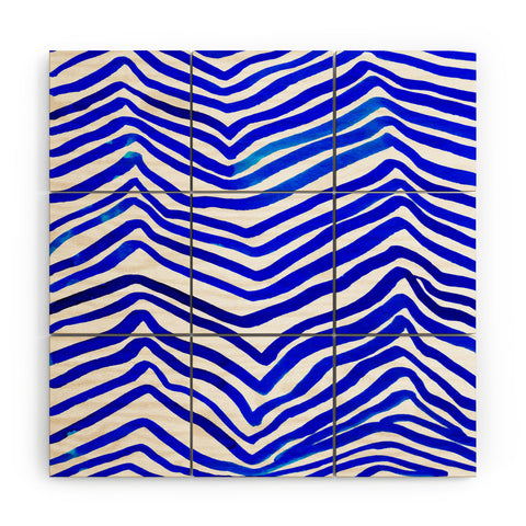 Rebecca Allen A Zebra In Crete Wood Wall Mural