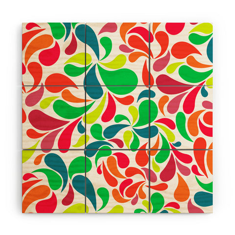 Rebecca Allen Acapulco Wood Wall Mural