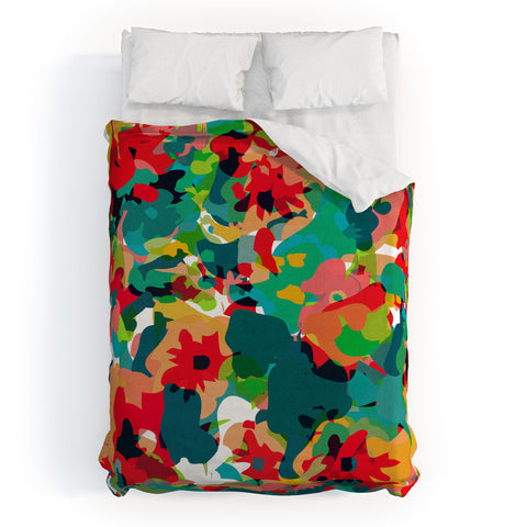 Rebecca Allen All For Flowers Duvet Cover