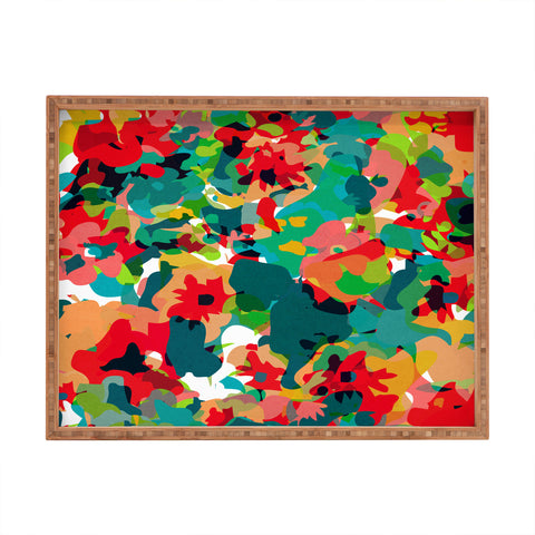 Rebecca Allen All For Flowers Rectangular Tray