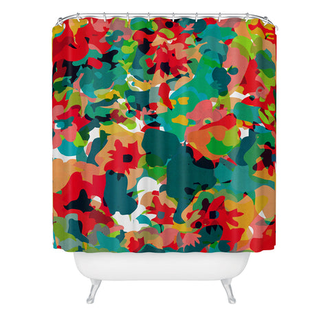 Rebecca Allen All For Flowers Shower Curtain