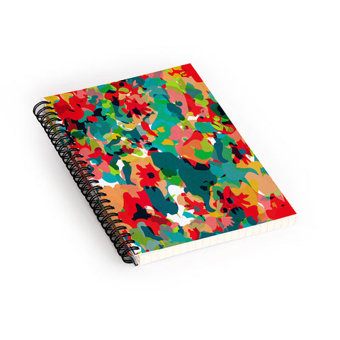 Rebecca Allen All For Flowers Spiral Notebook
