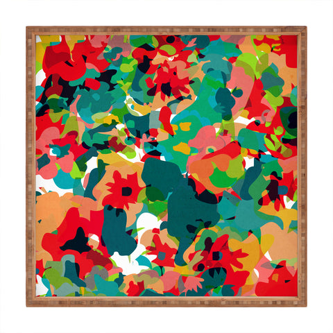 Rebecca Allen All For Flowers Square Tray