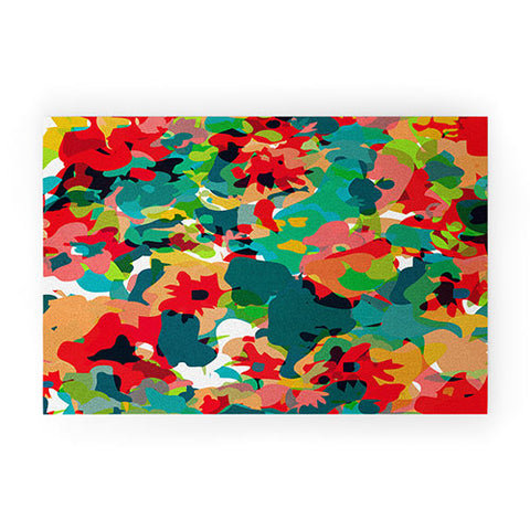 Rebecca Allen All For Flowers Welcome Mat