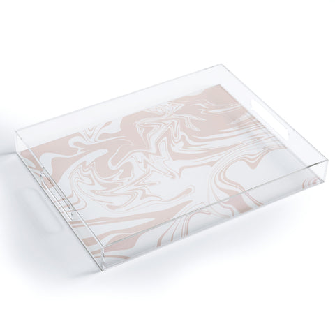 Rebecca Allen All Marbled Acrylic Tray