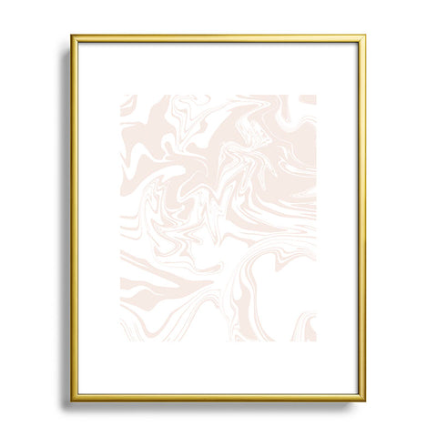 Rebecca Allen All Marbled Metal Framed Art Print