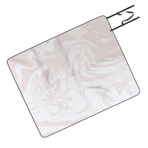 Rebecca Allen All Marbled Picnic Blanket
