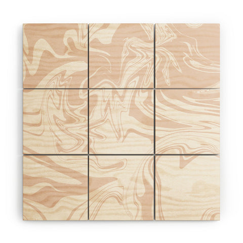 Rebecca Allen All Marbled Wood Wall Mural