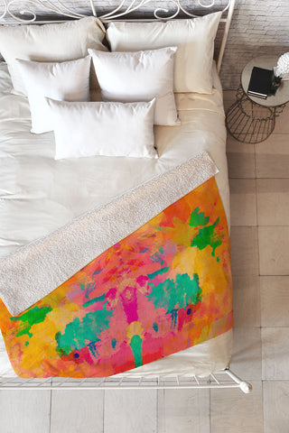 Rebecca Allen Ascending Fleece Throw Blanket