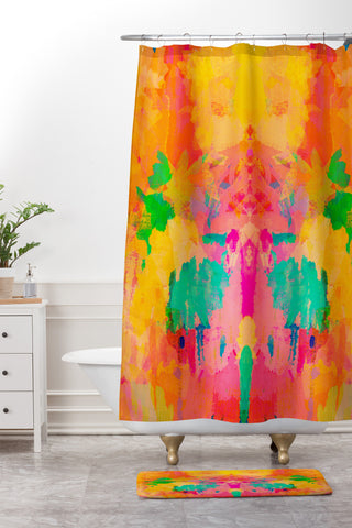 Rebecca Allen Ascending Shower Curtain And Mat