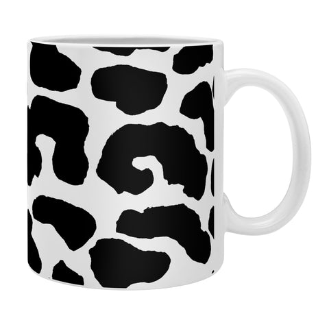 Rebecca Allen Blk Leopard Coffee Mug
