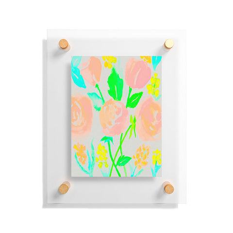 Rebecca Allen Blossom Dearie Floating Acrylic Print
