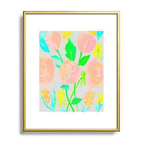 Rebecca Allen Blossom Dearie Metal Framed Art Print