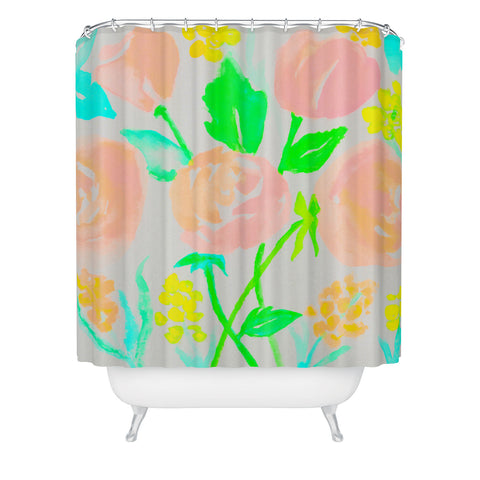 Rebecca Allen Blossom Dearie Shower Curtain