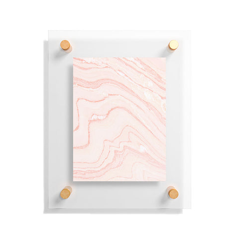 Rebecca Allen Blush Marble Floating Acrylic Print