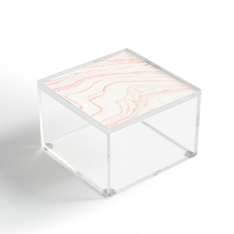 Rebecca Allen Blush Marble Acrylic Box