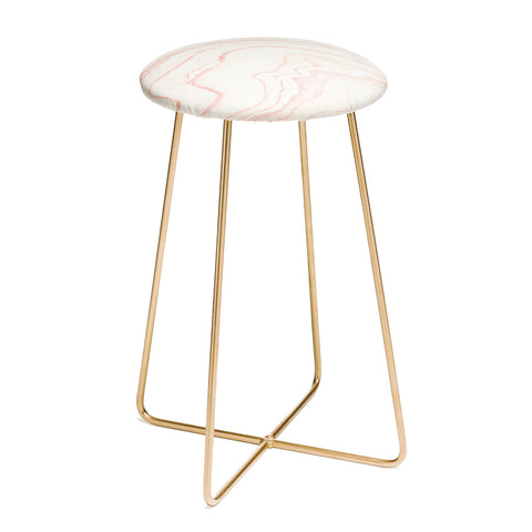 Rebecca Allen Blush Marble Counter Stool