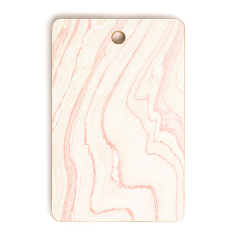 Rebecca Allen Blush Marble Cutting Board Rectangle