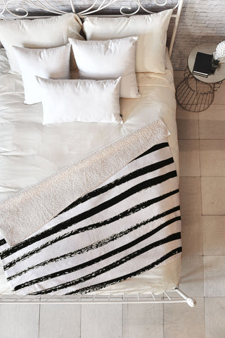 Rebecca Allen Bold As Love Fleece Throw Blanket