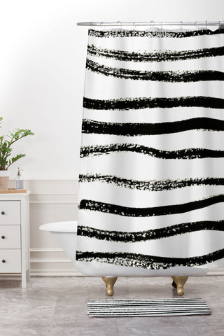 Rebecca Allen Bold As Love Shower Curtain And Mat