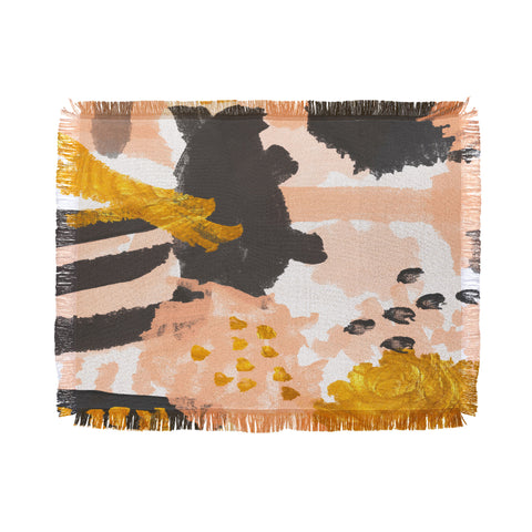 Rebecca Allen Breakfast With Grace Kelly Throw Blanket