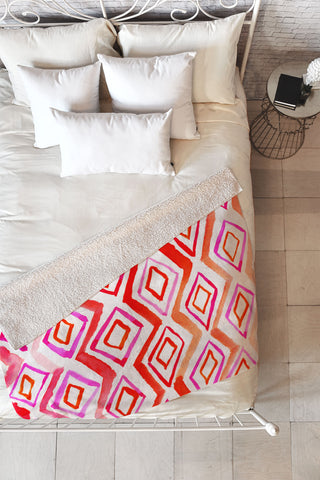 Rebecca Allen Bright Day Fleece Throw Blanket