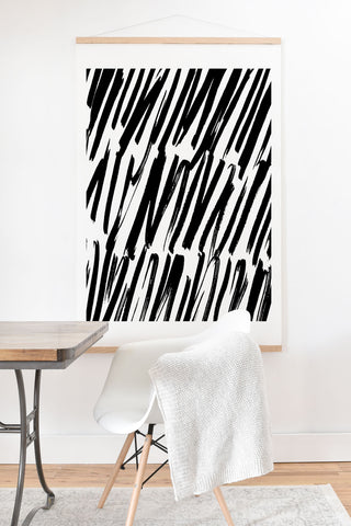 Rebecca Allen Covered Art Print And Hanger