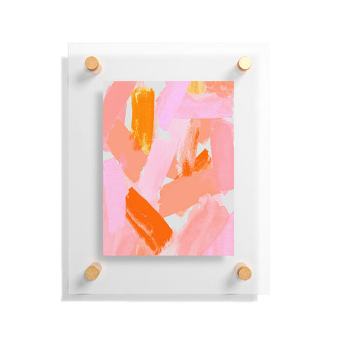 Rebecca Allen Covered in Blush Floating Acrylic Print