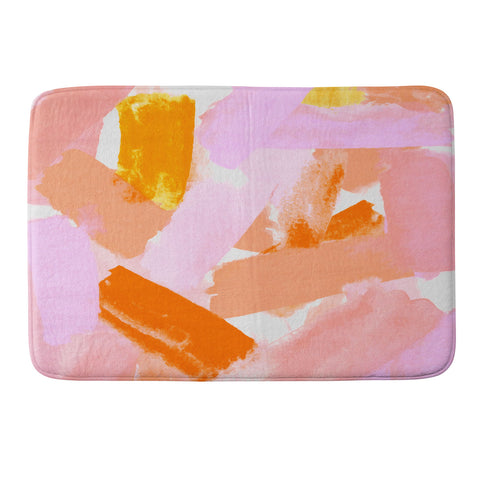 Rebecca Allen Covered in Blush Memory Foam Bath Mat