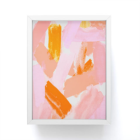 Rebecca Allen Covered in Blush Framed Mini Art Print