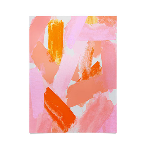 Rebecca Allen Covered in Blush Poster