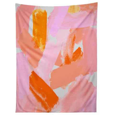 Rebecca Allen Covered in Blush Tapestry