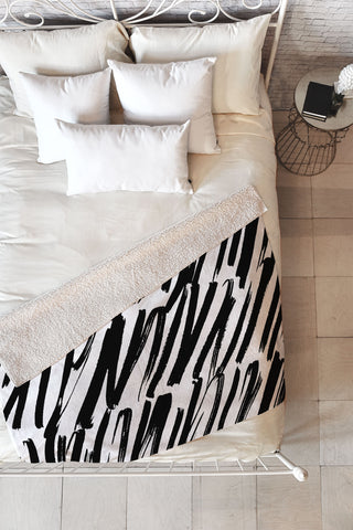 Rebecca Allen Covered Fleece Throw Blanket