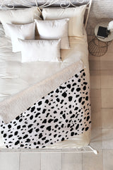 Rebecca Allen Dalmatian II Fleece Throw Blanket