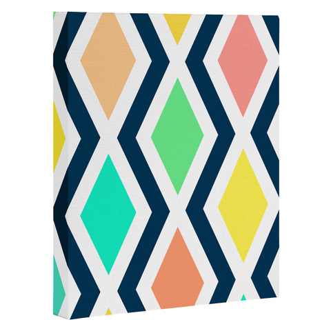 Rebecca Allen Delighted II Art Canvas