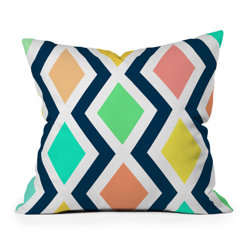 Rebecca Allen Delighted II Throw Pillow