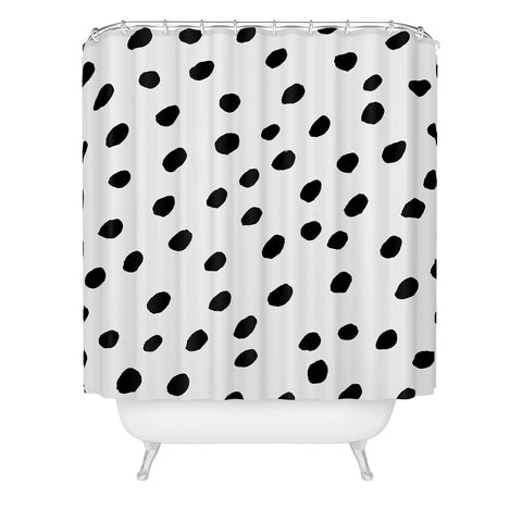 Rebecca Allen Dinner At Eight Shower Curtain