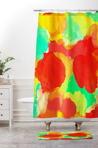 Rebecca Allen Dreamlife Shower Curtain And Mat