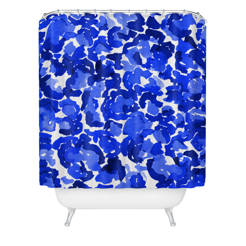 Rebecca Allen Dressed In Hue Shower Curtain