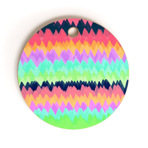 Rebecca Allen Easter Wings Cutting Board Round