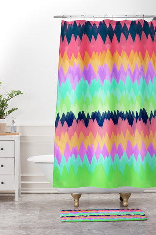 Rebecca Allen Easter Wings Shower Curtain And Mat