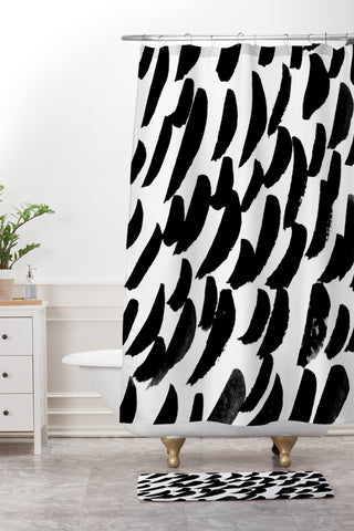 Rebecca Allen Elephant Rain Shower Curtain And Mat