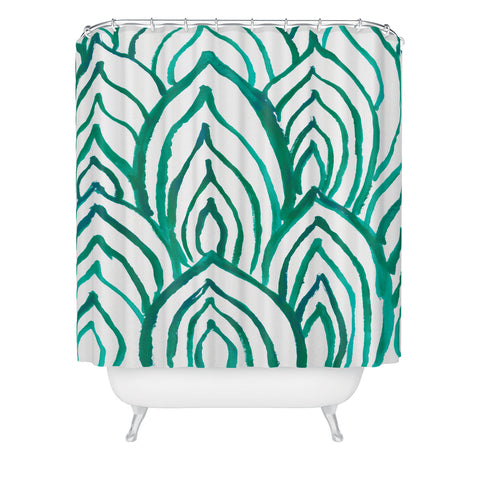 Rebecca Allen Emerald Coast Shower Curtain