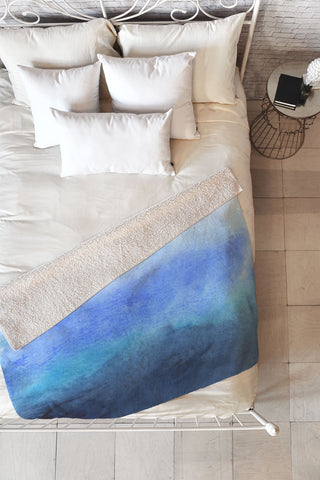 Rebecca Allen Fade Fleece Throw Blanket