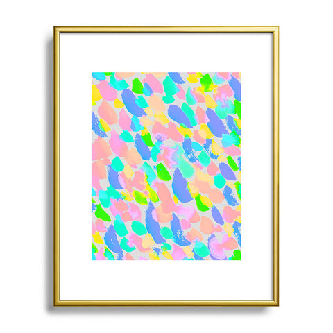 Rebecca Allen FLOURISH II Metal Framed Art Print