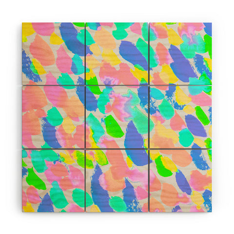 Rebecca Allen FLOURISH II Wood Wall Mural