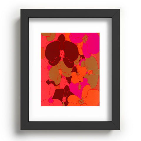 Rebecca Allen Flower Fall Recessed Framing Rectangle