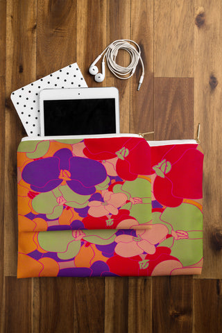 Rebecca Allen Flower Fall Retro Pouch