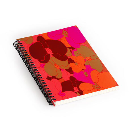 Rebecca Allen Flower Fall Spiral Notebook